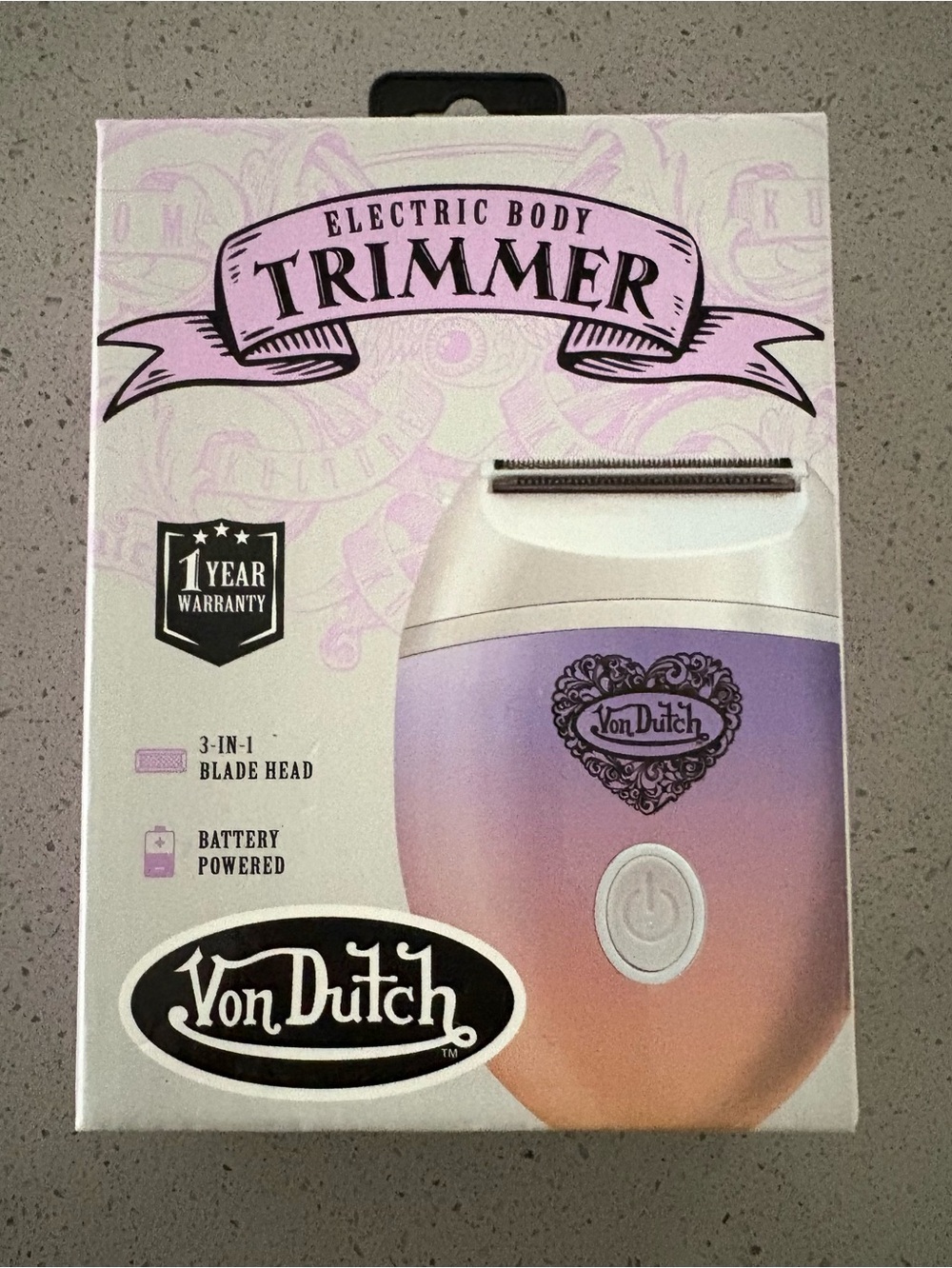 Von Dutch Electric Body Trimmer - Purple Gradient